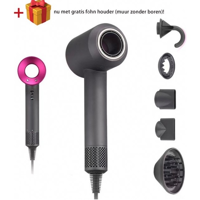 Haardroger met diffuser