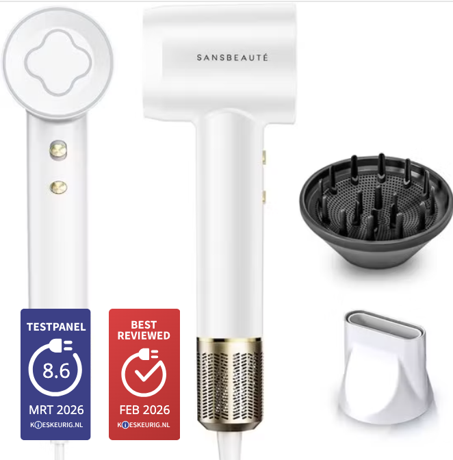 review sansbeaute ionische fohn met diffuser