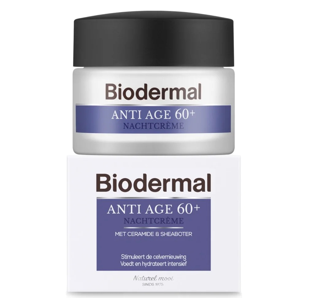 biodermal 60+ nachtcreme