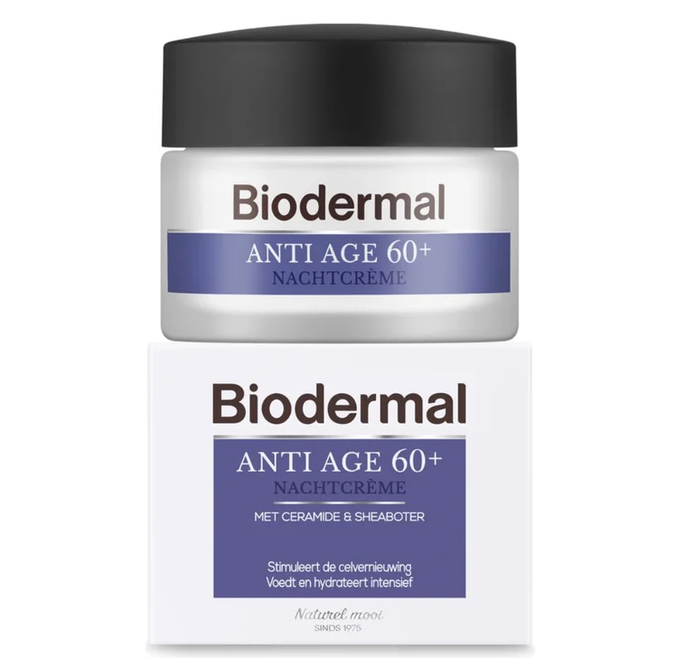 biodermal 60+ nachtcreme